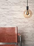 Steintapete Vliestapete Weiß Creme Edel, schöne edle Tapete im Steinmauer Design, moderne 3D Optik für Wohnzimmer, Schlafzimmer oder Küche inklusive der Newroom Tapezier Profibroschüre