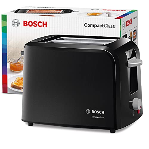 Bosch Kompakt Toaster CompactClass TAT3A013, integrierter Edelstahl-Brötchenaufsatz, mit Abschaltautomatik, mit… – Bild 3