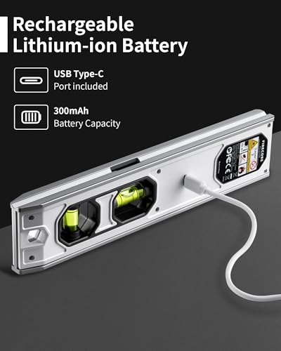 image for 3-In-1 Spirit Level with 65ft Laser Distance Measure & 32ft Leveling L