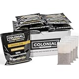 Colonial Coffee Ground Coffee Filter Portion Packs, 2 Ounce (Pack of 40), 100%...