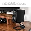 Kanto SE2 Elevated Desktop Speaker Stands for Small Speakers & Compact 2”-3” Studio Monitors | 3.8” Tall | Supports 7.1 lbs | Damping 1.5 mm Silicone Padding | Pair | Pink #5
