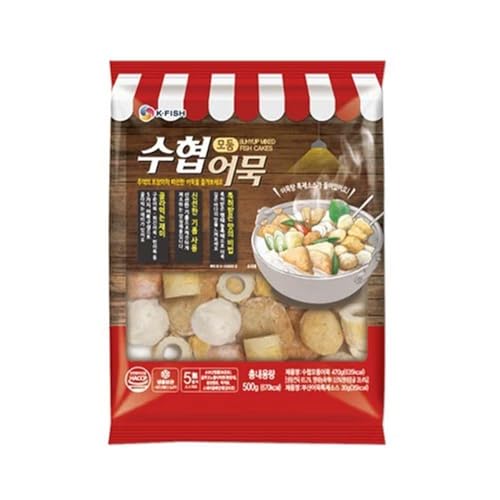 Suhyup Korean Assorted Fishcake with Soup Seasoning 500g - Frozen