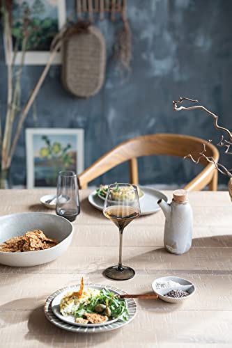 Bloomingville Reactive Glaze Stoneware Serving Neutral Beige, Set Of 2 Bowl, 2 #TOP3