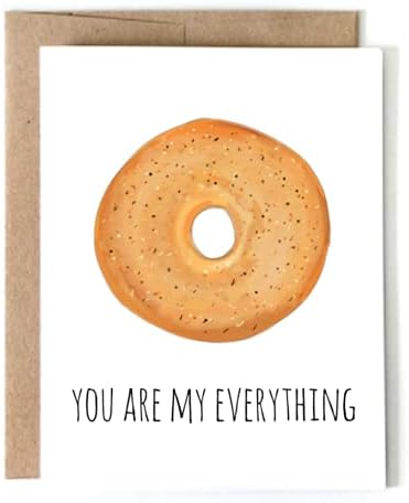 You Are My Everything | Everything Bagel Card | Punny Card