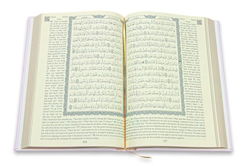 English-Translate-Thermo-Leather-Covered-Quran-Quran-Size8-55-12-Inch20-14-3cm-The-Holy-Quran-Great-Ramadan-Gifts-for-Muslim-MenWomen-Soft-Pink-Quran
