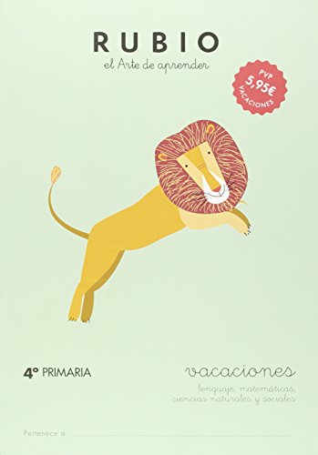 RUBIO VACACIONES - 4º PRIMARIA - 9788415971641 (Vacaciones RUBIO)