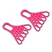 Toe Foot Stretcher, Reduce Soreness Muscle Relaxation Sole Massage Foot Separator Stretcher Prevent Slip for Fitness for Valgus (Rose Red)
