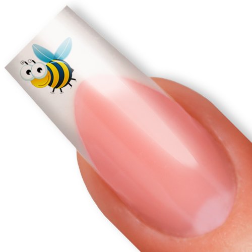 SPECIAL SET small - Nailart NAIL TATTOO STICKER - comic / cartoon / bee / bumblebee - yellow / black / blue