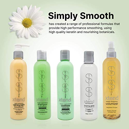Simply Smooth Xtend Keratin Replenishing Tropical Conditioner | Keratin & Collagen Infused Daily Moisturizer For All Hair Types | Restore Depleted Keratin To Provide Strength & Enhance Shine | 33.8 Oz #TOP5