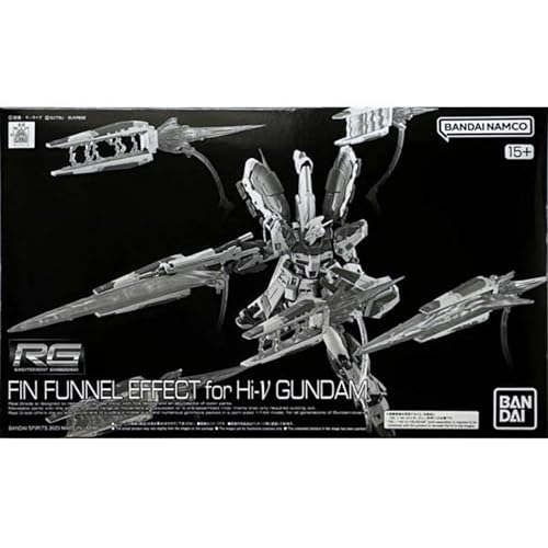 Extension entonnoir à ailettes Bandai RG 1/144 pour compléter la pose du Hi-Nu V Gundam