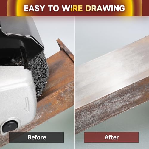 POTUINOM ferramenta de condicionamento de superfície de roda de desenho abrasivo grão 40 120 x 100 x