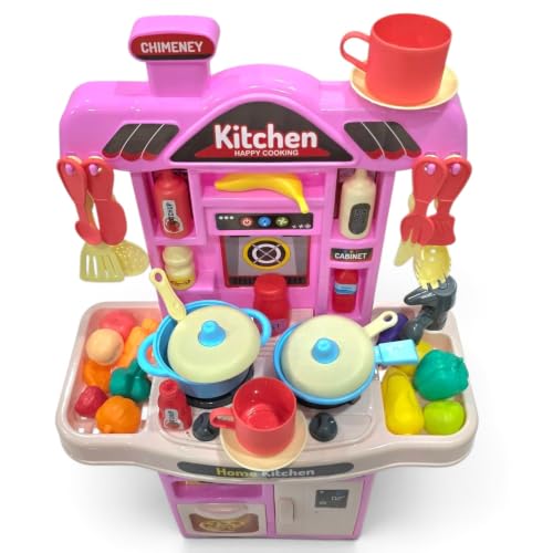Image of Kitchen Set Toy for Kids, Pink, 51 * 35 * 16 Cm