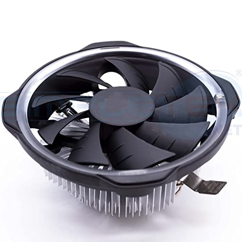 Ventilateur CPU résolvant les surchauffes PC avec son grand format 12 cm de 75W TDP bleu