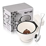 EWCEFIC Toilet Mug - Funny Coffee Cup for Men, Women - Novelty Toilet Bowl Mugs - Hilarious Gag Gift for Holidays, Birthday, Secret Santa Party - Ceramic Bathroom Mugs for Home, Office - 10 Oz