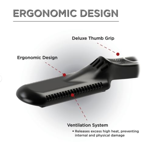 Plancha de Pelo TurboIon Nano Titanio 1.5 pulg Negro miniatura 2
