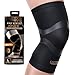 Copper Fit Pro Series Compression Knee Sleeve, Black with Copper Trim, Large, Packaging may Vary