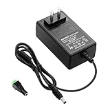 ALITOVE DC 12V Power Supply 2.5A 30W Universal AC Adapter 12 Volt 2500mA 2A Transformer 12V Power Adapter Cord 5.5 x 2.5mm DC Plug for LED Strip Lights CCTV Camera Routers Sceptre Monitor Power Cord