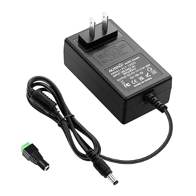 ALITOVE DC 12V Power Supply 2.5A 30W Universal AC Adapter 12 Volt 2500mA 2A Transformer 12V Power Adapter Cord 5.5 x 2.5mm DC Plug for LED Strip Lights CCTV Camera Routers Sceptre Monitor Power Cord