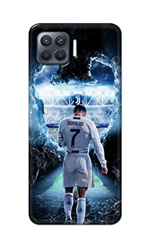 Image of Printed Hard Back Cover Case for Oppo F17 Pro | Oppo A93 4G | Oppo Reno4 F | Oppo Reno 4 F Back Cover (Footbal Legend) -702