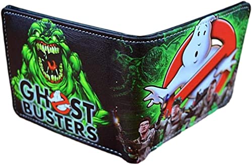 TCB Creations Ghostbusters Slimer Mean Green Ghost Logo Themed Bi-Fold Wallet
