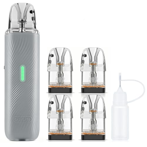 Uwell Caliburn GPP �J�[�g���b�W ���[�E�F�� �J���o�[�� ���L�b�h�Ȃ� G3/G4/ mini pro eco tenet lite koko�Ή� �d�q�^�o�R �x�C�v VAPE �j�R�`���Ȃ� (�{�́i�O���[�j�{0.6��×4�{�{�g��1)