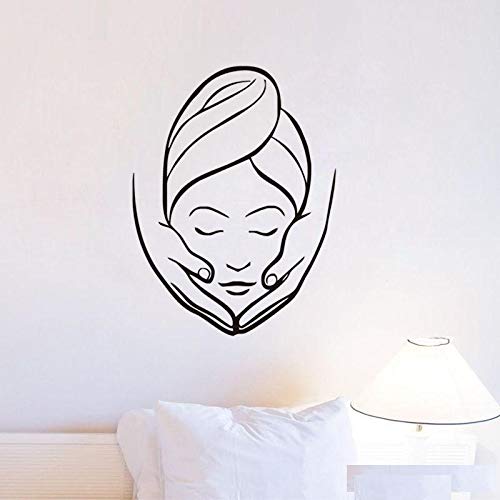 ARWY® Salon Wall Stickers Girl Enjoying Facial Spa Wall Stickers Vinyl Wall Sticker Beauty Salon Removable Wallpaper Removable Wall Tattoo Mural(58X58 cm) (B07XSHVNBX) Amazon Price History, Amazon Price Tracker