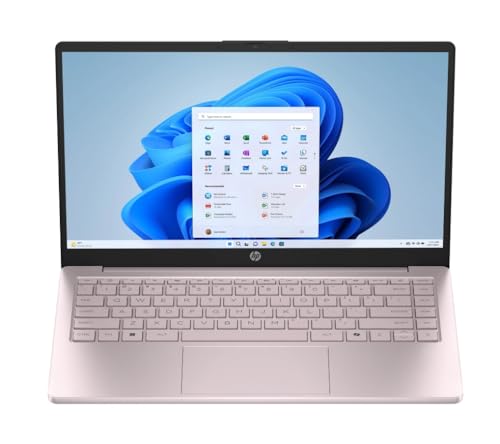 Image of HP Student Laptop, Intel Processor N150(up to 3.6 GHz), 14 Inch LED Screen,16G RAM, 128GB Storange,One Year Office 365, Windows 11 Home,w /YYY Bundle,Pink