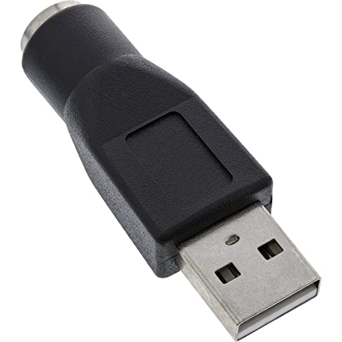 USB Adapter, InLine, USB Stecker A auf PS/2 Buchse