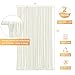 10x10 Ivory Backdrop Curtain for Wedding Parties Wrinkle Free Ivory Photo Curtains Backdrop Drapes Fabric Decoration for Baby Shower Photoshoot 5ft x 10ft,2 Panels