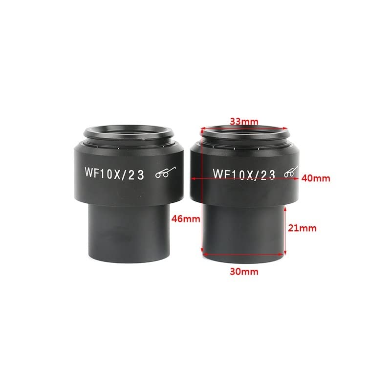 Microscope Eyepieces Lens WF10X/23 Wide Field 23mm Microscope Accessorie