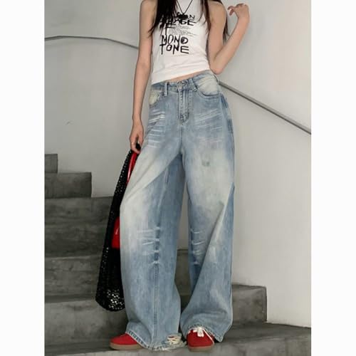 High Waist Wide Leg Jeans for Women Baggy Classic Loose Trendy Denim Pants Straight Comfort Fashion Trouser2