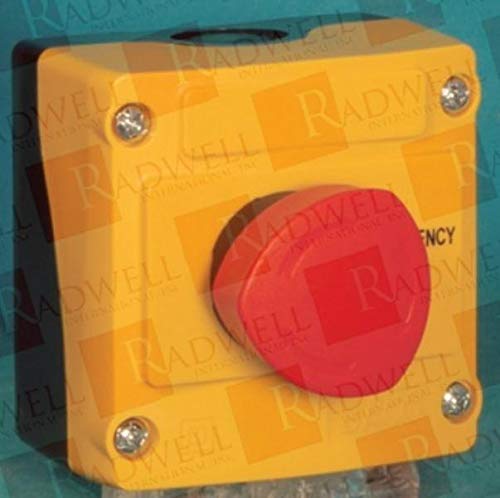 LBX10510 Control Station, 40MM, PUSHBUTTON, Maint W/ 1 NC + Emergency Stop, 22MM, RED, P-T Mushroom