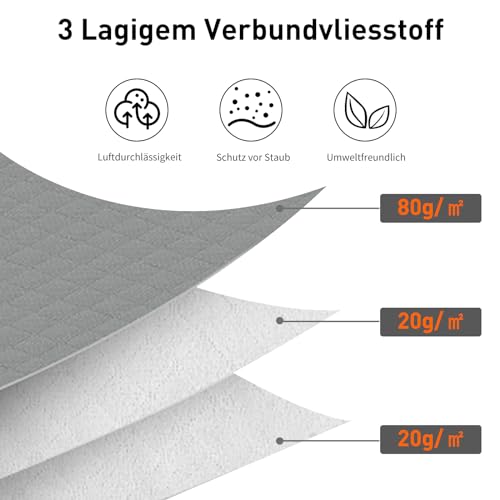 Sac rangement vetement 90L pliable lot de 6 boite textile pour couvertures