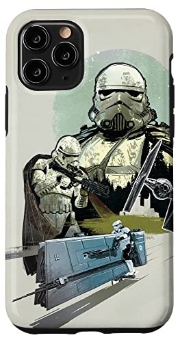 Coque iPhone 11 Pro Stormtroopers Star Wars en silicone noir