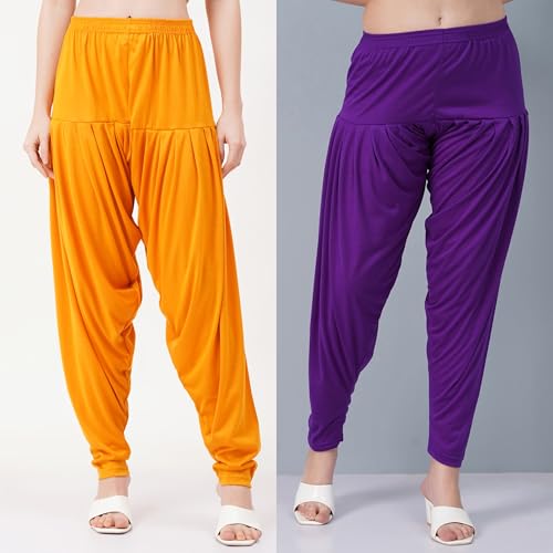 Image of Buy That Trendz Patiala Salwar for Women Relaxed Fit Viscose Patiyala Salwar Harem Bottom Pants