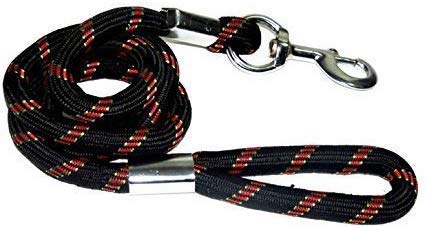 Ivaan Large Stylish Dog Rope Basic Leash - Black (B085HWC6Q2) Amazon Price History, Amazon Price Tracker