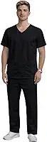 Conjunto Pijama Cirúrgico Hospitalar Oxford Unissex Uniforme Privativo Médico Enfermagem