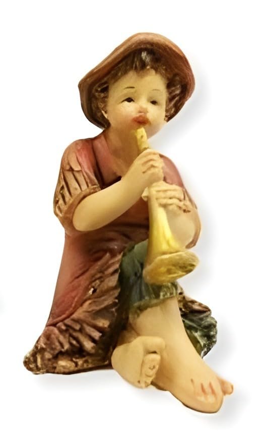 FADEDA 13x Krippenfiguren/Höhe: 10 cm/handbemalt/detailgetreue Krippen Figuren - Weihnachten Tisch Dekoration Krippe Zubehör