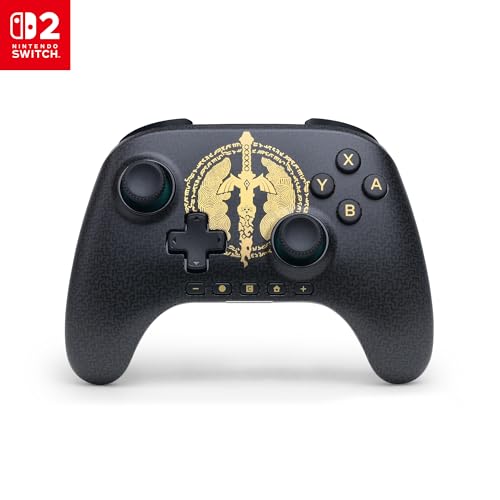Image of PowerA Advantage Wireless Controller for Nintendo Switch 2 - Zelda Decayed Master Sword, Officially Licensed, Hall Effects, Mappable Buttons, Pro Controller, C Button, Motion Controls