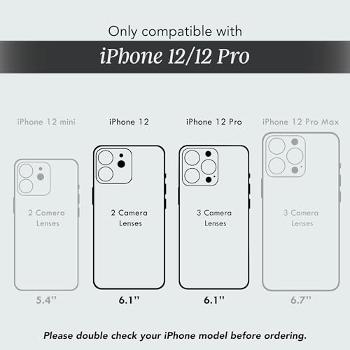 Image of COCOMII Rectangle for iPhone 12 /12 Pro Case, Milky Way Abalone Shell