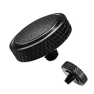 JJC (Negro y Negro) Botón de Disparo Suave para Fujifilm Fuji X