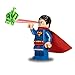 LEGO Super Heroes: Justice League Minifigure - Superman (Dark Red Cape/Red Eyes) 76096