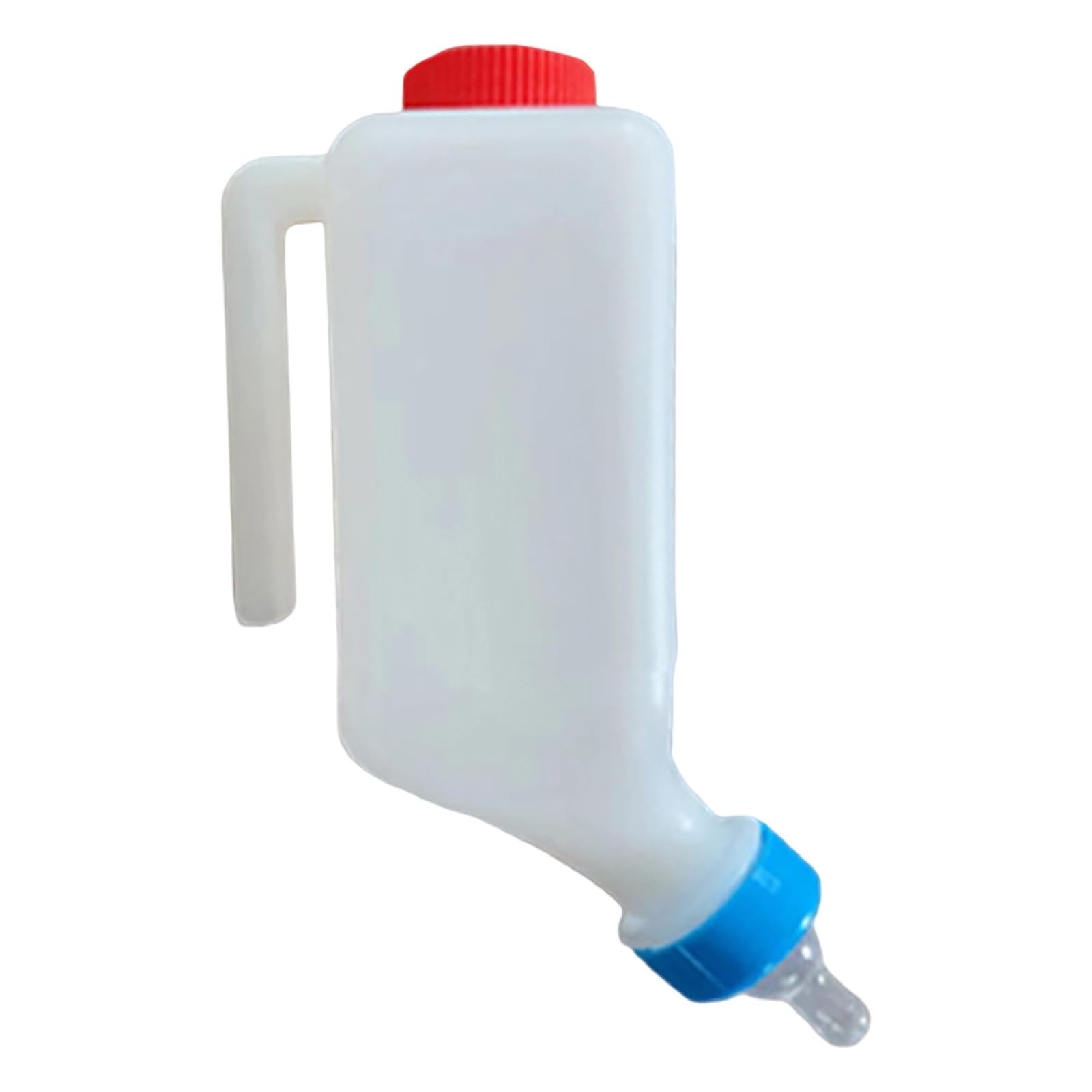 1000ml Lamb Feeding Bottle, Animal Lamb Milk Bottle, Livestock Nursing Bottle, Reusable Animal Milk Feeder with Teat and Handle for Sheep, Lamb, Dogs and Cow (1000ml)