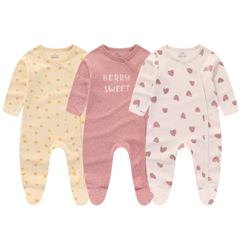 Image of MAMIMAKA Newborn Layette Gift Set 27-Piece Baby Girl Clothes Bodysuits, Pants Essentials and Accessories 0-12Months