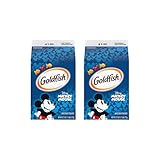 Goldfish Disney Mickey Mouse Cheddar Crackers, Snack Crackers, 27.3 oz carton (Pack of 2)