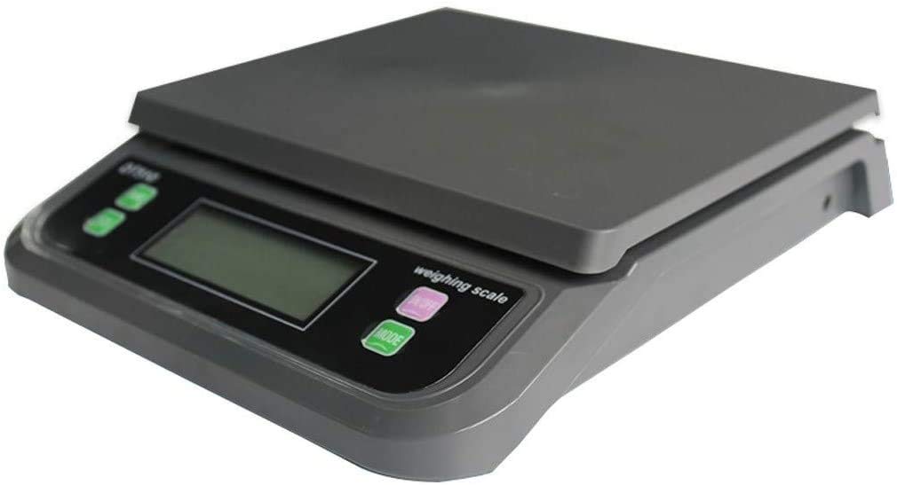 Pesage électronique de cuisine numérique de haute précision en plastique ABS pour la cuisson électronique des aliments postal avec affichage LED (couleur : noir, taille : 25 kg/1 g)