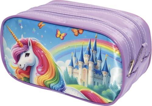 Estojo Duplo, Reflex, Unicórnio, Castelo Encantado