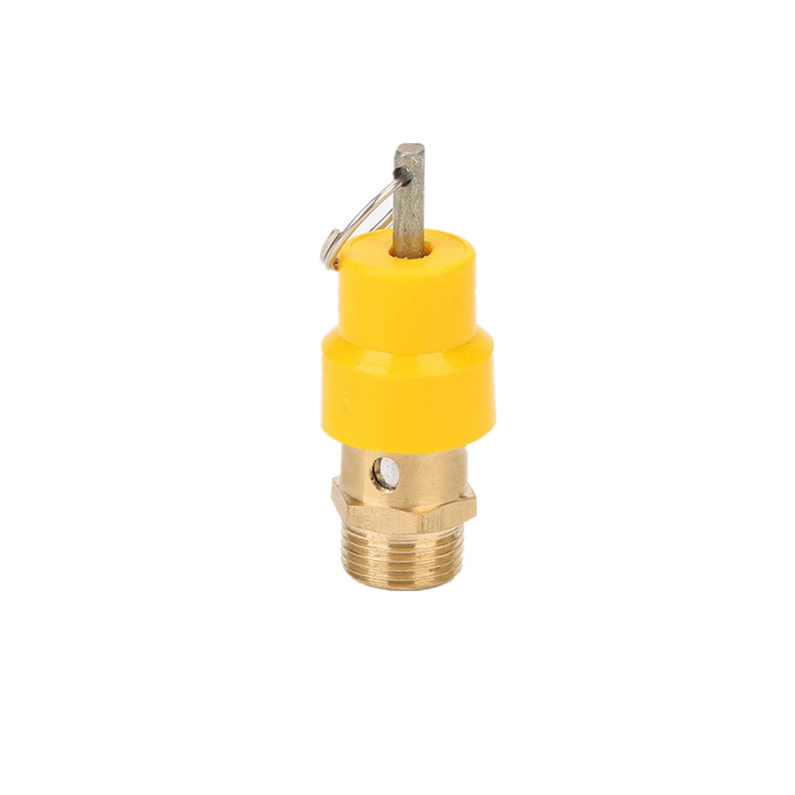 Hijymnzpq 3/8 8Kg Air Compressor Safety Relief Valve Pressure Release Regulator For Piping/Vessels Leak-Proof Water-Saving(")