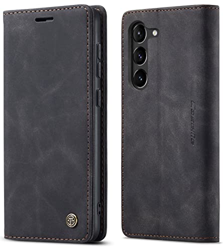 SINIANL Samsung Galaxy S24 Plus Case Wallet, Galaxy S24 Plus Leather Case, Wallet Case Book Folding Flip Case with Kickstand Card Holders Slots Protective Cover for Galaxy S24 Plus / S24+ Black