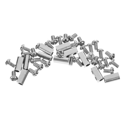 Lurrose 10pièces Serre-câble à Double Fil Attache-câble Réglable Fixation Pour Câble Métallique Et Luminaires Lot